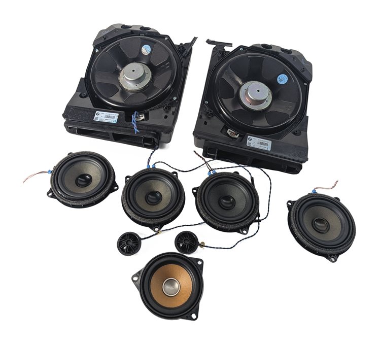 Thumbnail 2: 2017 BMW 330E (F30) HI-FI SOUND SYSTEM AUDIO STEREO SPEAKER SET/9