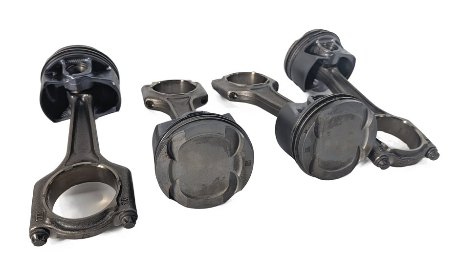 Thumbnail 6: 16-19 BMW 330E HYBRID (F30) 2.0L B48B20A ENGINE PISTON & CONNECTING ROD SET-4