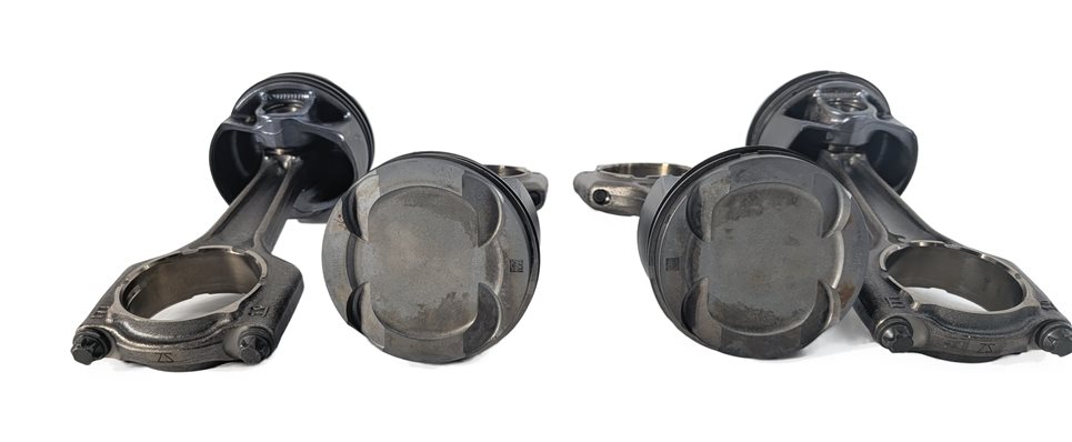 Thumbnail 7: 16-19 BMW 330E HYBRID (F30) 2.0L B48B20A ENGINE PISTON & CONNECTING ROD SET-4