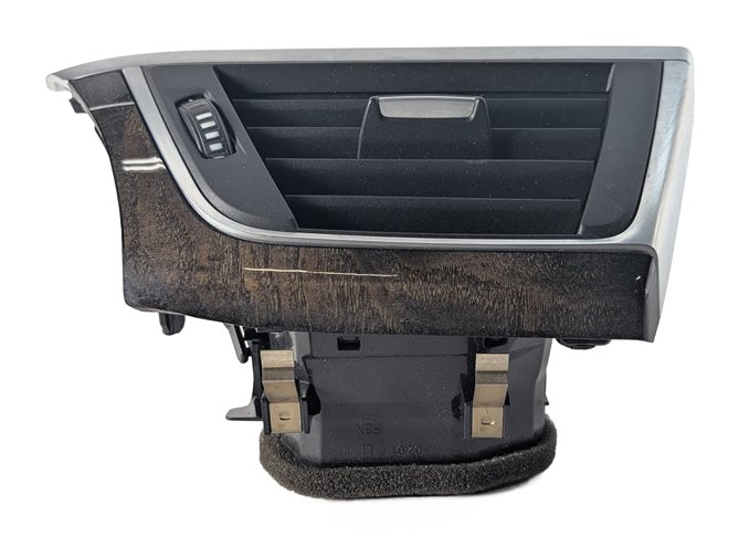 Thumbnail 3: 2017 BMW 330E (F30) FRONT LEFT DASH HEAT AIR AC VENT (Black) w/WOOD TRIM (Ash)