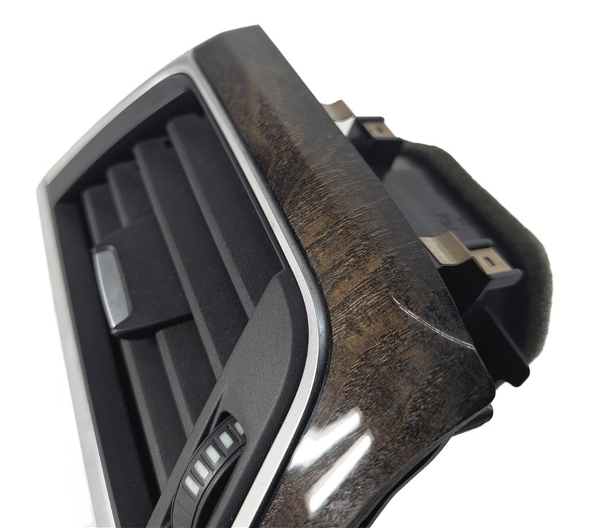 Thumbnail 8: 2017 BMW 330E (F30) FRONT LEFT DASH HEAT AIR AC VENT (Black) w/WOOD TRIM (Ash)