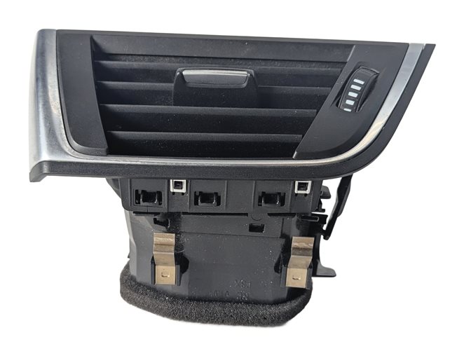 Thumbnail 3: 2017 BMW 330E (F30) FRONT RIGHT DASH HEAT AIR AC VENT (Black) w/CHROME TRIM
