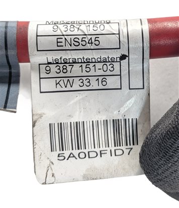 Thumbnail 7: 2017 BMW 330E (F30) 2.0L POSITIVE BATTERY STARTER CABLE w/SAFETY TERMINAL