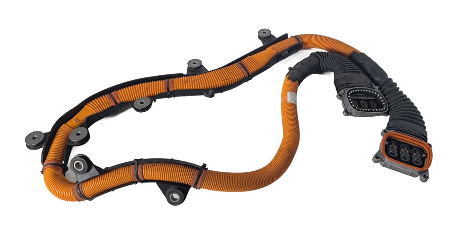 Thumbnail 2: 2017 BMW 330E (F30) HYBRID HIGH VOLTAGE HV CABLE WIRE WIRING LEAD