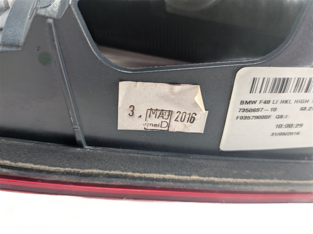 Thumbnail 7: 2016-2019 BMW X1 (F48) REAR LEFT INNER TAILLIGHT (FITS MODELS w/ LED HEADLIGHTS)