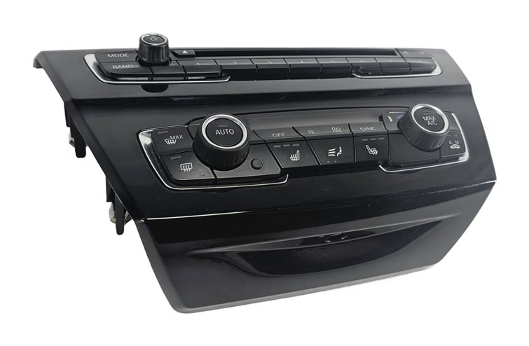 2016-2020 BMW X1 X2 (F39 F48) DUAL ZONE AC HEATER CLIMATE CONTROL RADIO PANEL