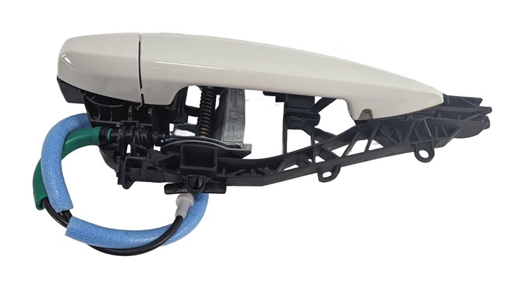 Thumbnail 3: 14-21 BMW X1 X2 X5 X6 (F15 F16 F39 F48) FRONT RIGHT COMFORT DOOR HANDLE (White)