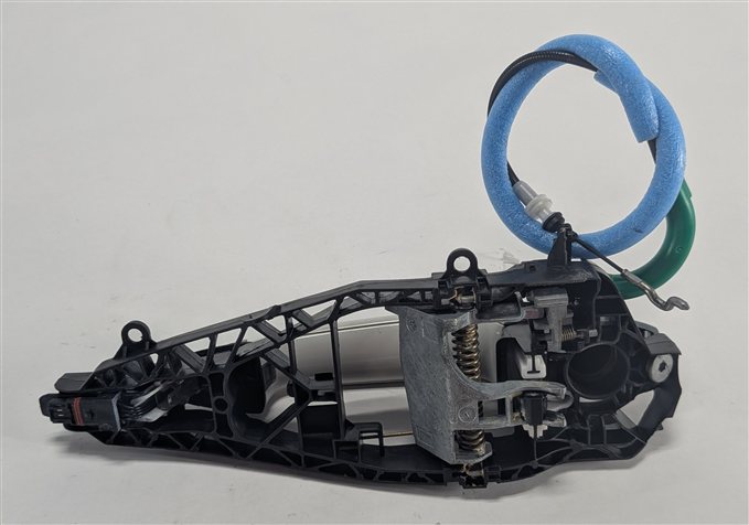Thumbnail 4: 14-21 BMW X1 X2 X5 X6 (F15 F16 F39 F48) FRONT LEFT COMFORT DOOR HANDLE (White)