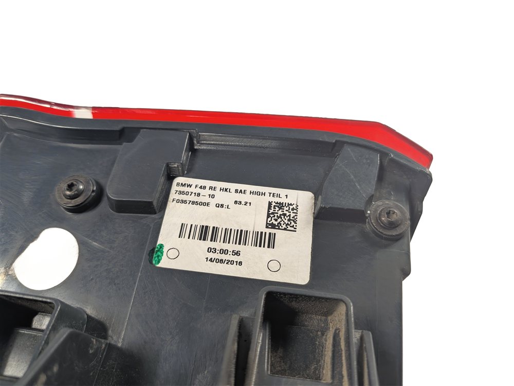 Thumbnail 9: 16-19 BMW X1 (F48) REAR RIGHT OUTER TAILLIGHT (FITS MODELS w/ LED HEADLIGHTS)