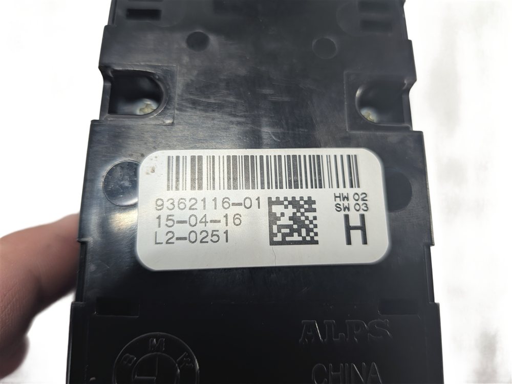 Thumbnail 5: 14-21 BMW X1 X2 X5 X5M X6 X6M F15 F16 F39 F48 F85 F86 DRIVER PFOLD WINDOW SWITCH