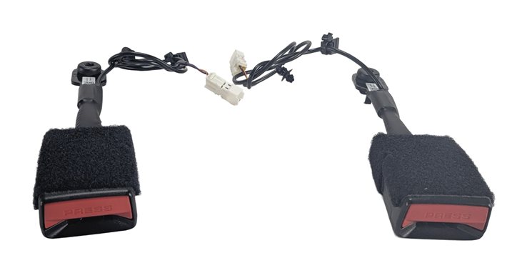 Thumbnail 2: 2014-2018 MINI COOPER / BMW X1 FRONT LEFT/RIGHT SEATBELT BUCKLE SET/2 (Black)