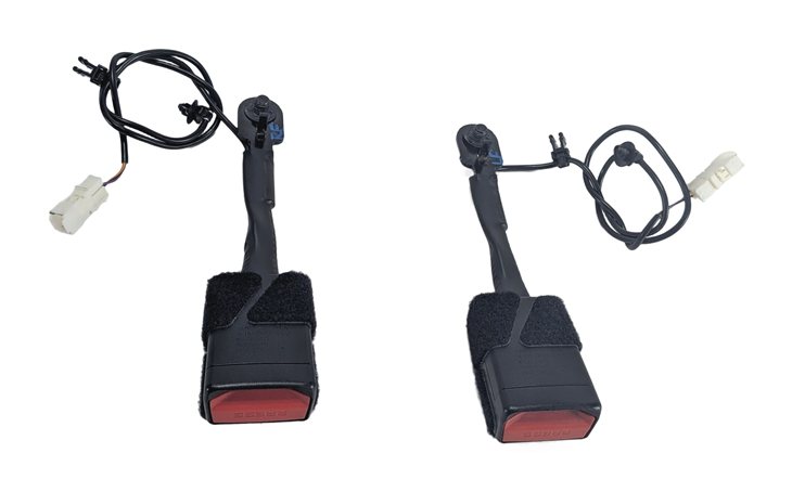 Thumbnail 4: 2014-2018 MINI COOPER / BMW X1 FRONT LEFT/RIGHT SEATBELT BUCKLE SET/2 (Black)