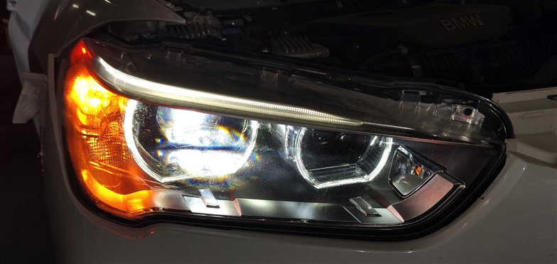 Thumbnail 2: 2016 BMW X1 (F48) FRONT RIGHT PASSENGER LED HEADLIGHT HEADLAMP ASSEMBLY