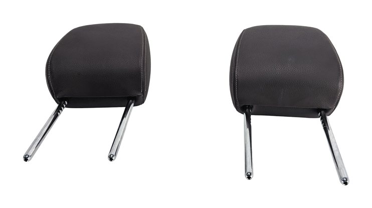 Thumbnail 3: 2016-2019 BMW X1 (F48) FRONT SEAT HEADREST HEAD REST LEATHER SET/2 (Mocca)