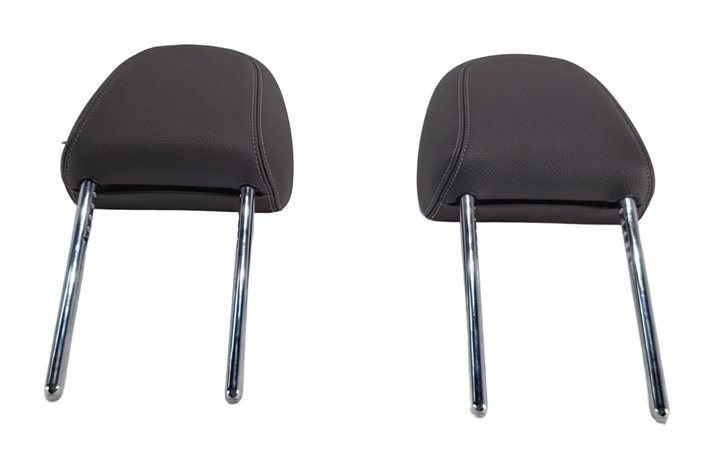 Thumbnail 4: 2016-2019 BMW X1 (F48) FRONT SEAT HEADREST HEAD REST LEATHER SET/2 (Mocca)