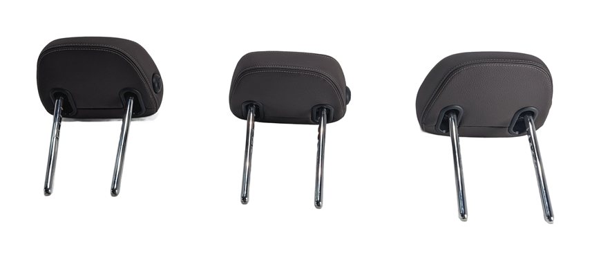 Thumbnail 3: 2016-2023 BMW X1 X2 (F48 F39) REAR SEAT HEADREST HEAD REST LEATHER SET/3 (Mocca)