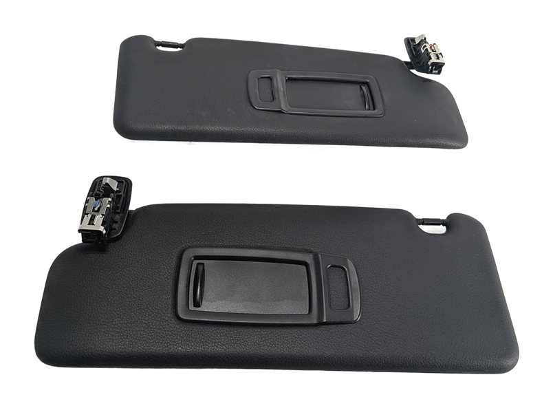 Thumbnail 4: 2016-2021 BMW X1 (F48) FRONT LEFT & RIGHT SUNVISOR VISOR SHADE SET (Black)