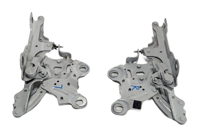 Thumbnail 4: 2016-2023 BMW X1 X2 (F39 F48) FRONT LEFT & RIGHT HOOD HINGE SET 2 (White)