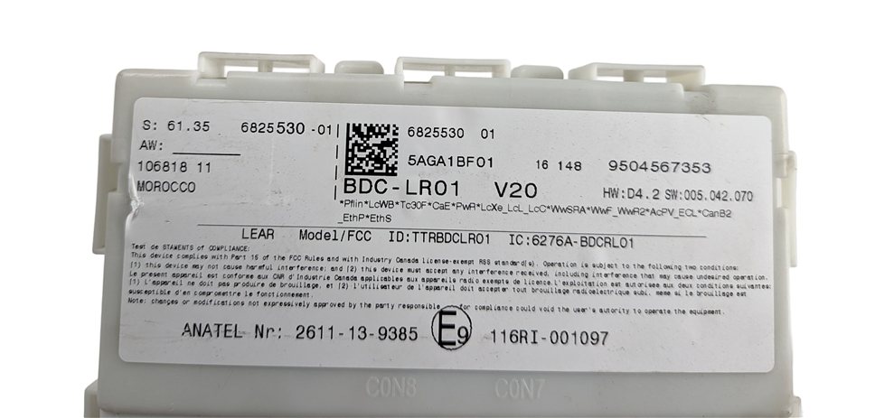 Thumbnail 11: 2016-2018 BMW X1 X2 MINI COOPER 2.0L B46 DME BDC KEY IGNITION LOCK MODULE SET