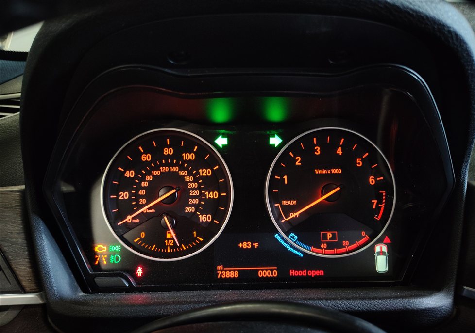 Thumbnail 2: 2016-2022 BMW X1 X2 (F39 F48) ANALOG SPEEDOMETER INSTRUMENT CLUSTER MPH (73k)