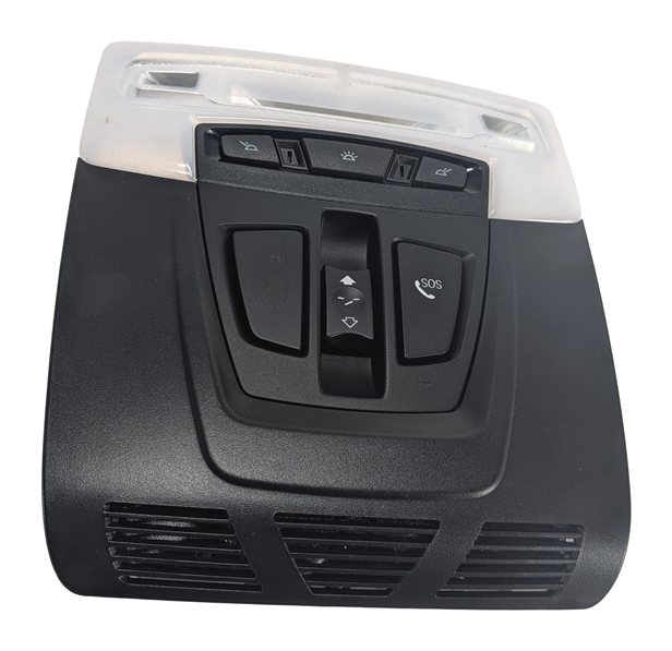 Thumbnail 3: 2016 BMW X1 (F48) FRONT OVERHEAD CONSOLE DOME LIGHT w/SUNROOF SWITCH (Black)