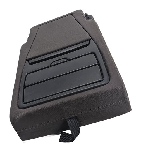 2016 BMW X1 (F48) REAR SEAT CENTER ARMREST CUP HOLDER LEATHER (Mocca)