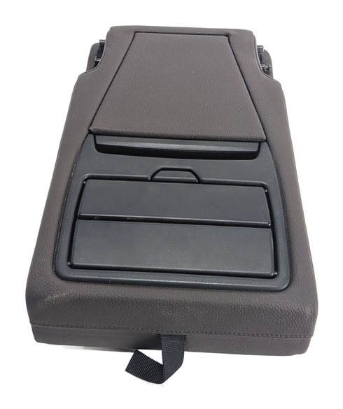 Thumbnail 3: 2016 BMW X1 (F48) REAR SEAT CENTER ARMREST CUP HOLDER LEATHER (Mocca)