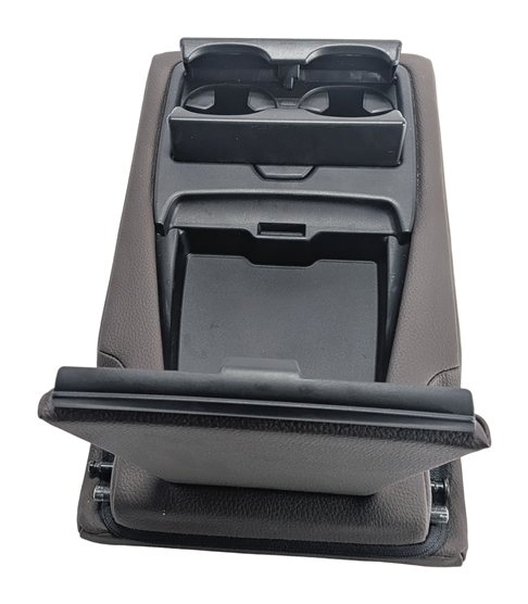 Thumbnail 5: 2016 BMW X1 (F48) REAR SEAT CENTER ARMREST CUP HOLDER LEATHER (Mocca)