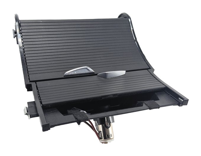 2016 BMW X1 (F48) FRONT CENTER CONSOLE CUP DRINK HOLDER w/ROLLER COVER
