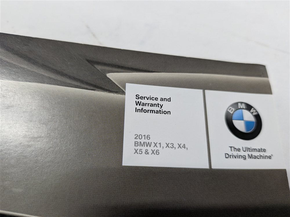 Thumbnail 14: 2016 BMW X1 (F48) 2.0L OWNER'S MANUAL BOOKLET GUIDE HANDBOOK w/ CASE SET