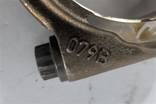 Thumbnail 9: 08-12 AUDI S5 (B8 8T) 4.2L CAUA LEFT BANK CYL 1-4 ENGINE PISTON CONNECTING ROD
