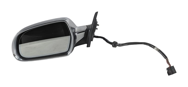 09-14 AUDI A5 S5 B8 8T LEFT HEAT MEM AUTODIM MAN FOLD SIGNAL MIRROR (ALUMINUM)