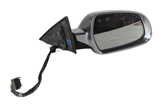 09-14 AUDI A5 S5 B8 8T RIGHT HEAT MEM AUTODIM MAN FOLD SIGNAL MIRROR (ALUMINUM)
