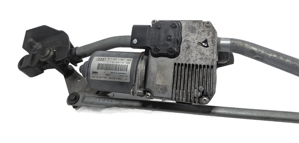 Thumbnail 6: 08-17 AUDI A5 S5 RS5 (B8 8T) COUPE FRONT WINDSHIELD WIPER MOTOR & LINKAGE