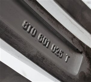 Thumbnail 11: 08-14 AUDI A5 QUATTRO S5 (B8 8T) 19X9 5-SPOKE ALLOY WHEEL RIM ET33 FACTORY OEM