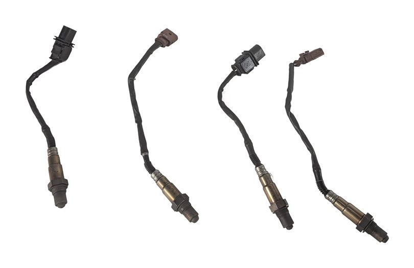 Thumbnail 2: 2012 AUDI S5 B8 8T 4.2L CAUA ENGINE EXHAUST OXYGEN O2 LAMBDA WIRE SENSOR SET/4