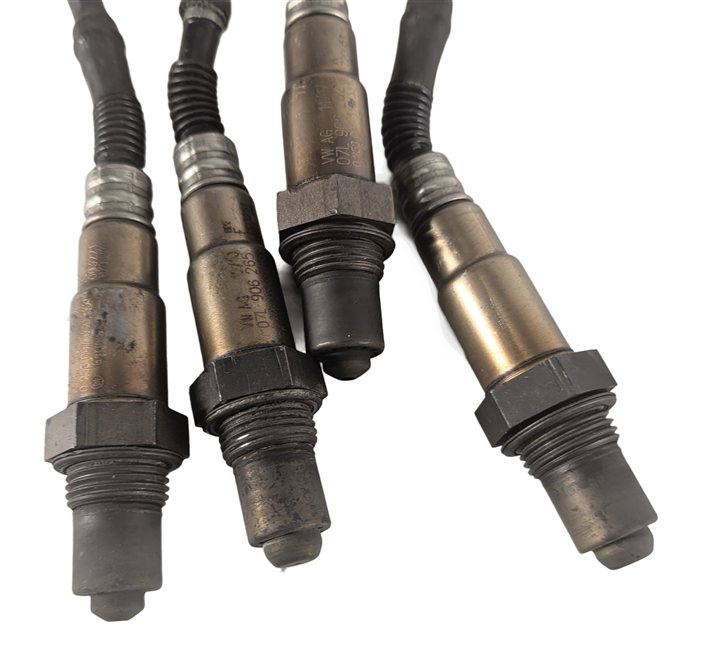 Thumbnail 3: 2012 AUDI S5 B8 8T 4.2L CAUA ENGINE EXHAUST OXYGEN O2 LAMBDA WIRE SENSOR SET/4
