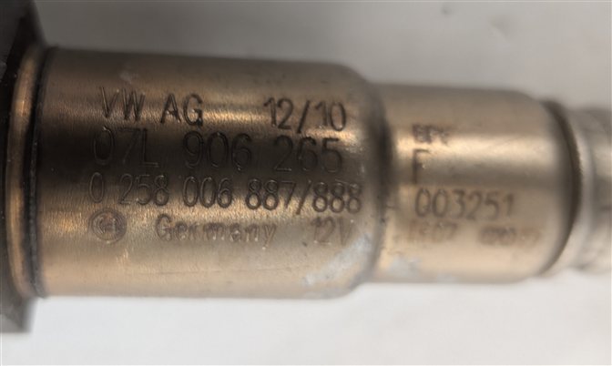 Thumbnail 5: 2012 AUDI S5 B8 8T 4.2L CAUA ENGINE EXHAUST OXYGEN O2 LAMBDA WIRE SENSOR SET/4