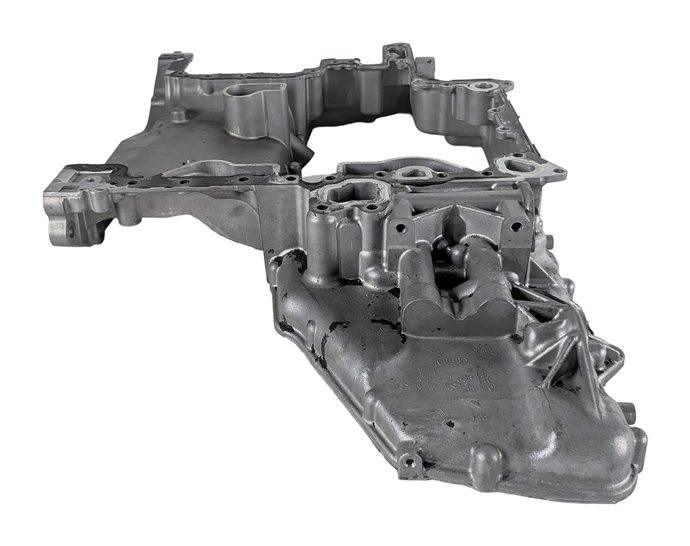 Thumbnail 3: 08-12 AUDI S5 (B8 8T) 4.2L CAUA TFSI ENGINE UPPER OIL PAN SUMP CRADLE