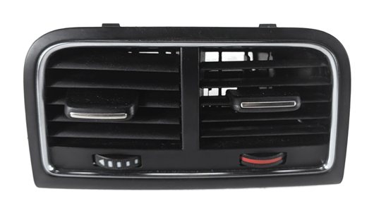 2012 AUDI S5 B8 8T REAR CENTER CONSOLE DASH HEAT AIR AC VENT GRILLE OEM (Black)