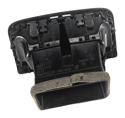 Thumbnail 4: 2012 AUDI S5 B8 8T REAR CENTER CONSOLE DASH HEAT AIR AC VENT GRILLE OEM (Black)