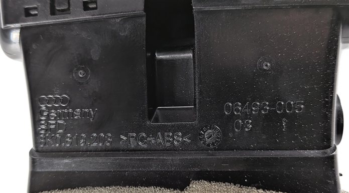 Thumbnail 9: 2012 AUDI S5 B8 8T REAR CENTER CONSOLE DASH HEAT AIR AC VENT GRILLE OEM (Black)
