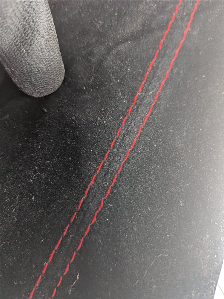 Thumbnail 8: 2012 AUDI S5 B8 8T 6-SPEED MANUAL GEAR SHIFTER SHIFT BOOT ALCANTARA RED STITCH