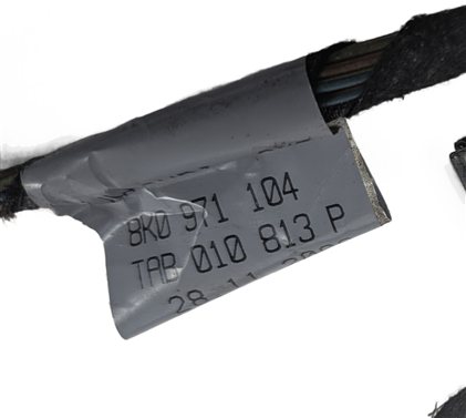 Thumbnail 5: 2012 AUDI S5 B8 8T REAR PARK ASSIST PDC DISTANCE SENSOR SET/4 w/HARNESS (Black)