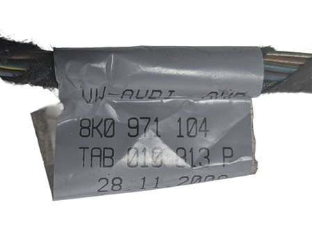 Thumbnail 6: 2012 AUDI S5 B8 8T REAR PARK ASSIST PDC DISTANCE SENSOR SET/4 w/HARNESS (Black)