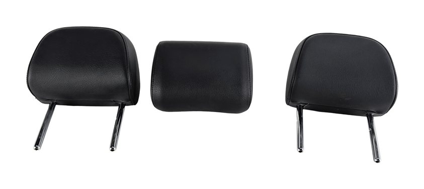 Thumbnail 2: 2015-2020 AUDI A3 (8V) REAR SEAT LEFT CENTER & RIGHT HEADREST SET-3 (Black)