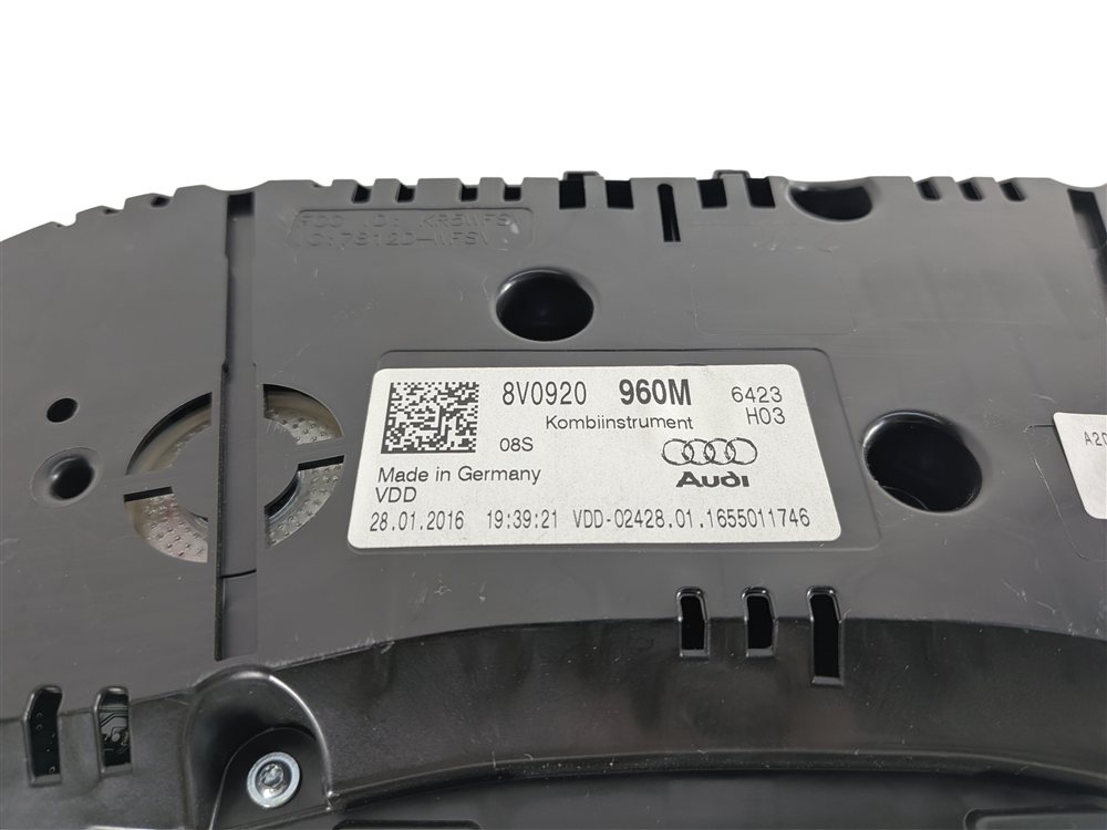 Thumbnail 9: 2016 AUDI A3 (8V) 2.0L (CNTC) ECM BCM CLUSTER GATEWAY ELV KEY DOOR LOCK SET/7