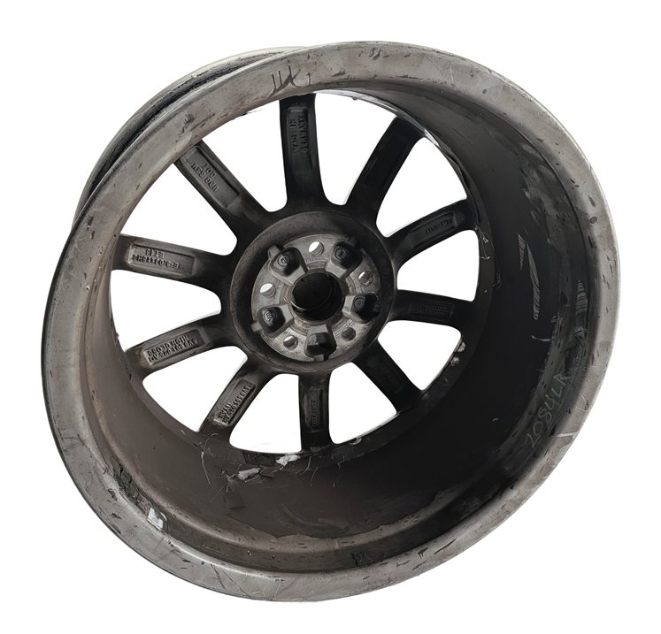 Thumbnail 3: 15-18 AUDI A3 QUATTRO (8V) 18x8 ET46 10-SPOKE ALLOY WHEEL RIM (TITANIUM GRAY)