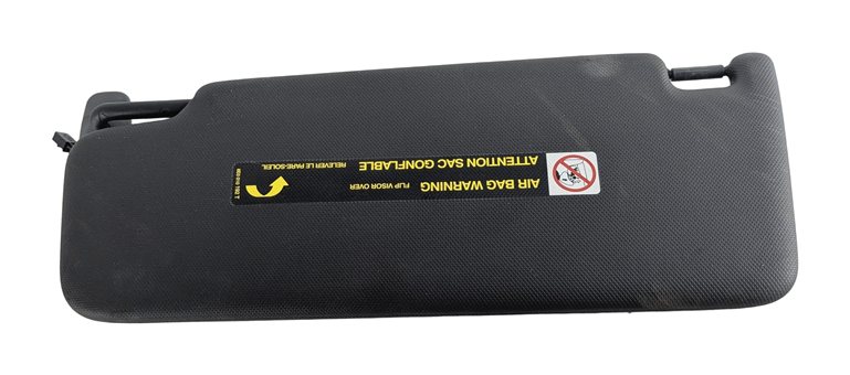 Thumbnail 4: 2015-2018 AUDI A3 S3 RS3 (8V) FRONT LEFT & RIGHT SUN VISOR SUNVISOR SET (Black)