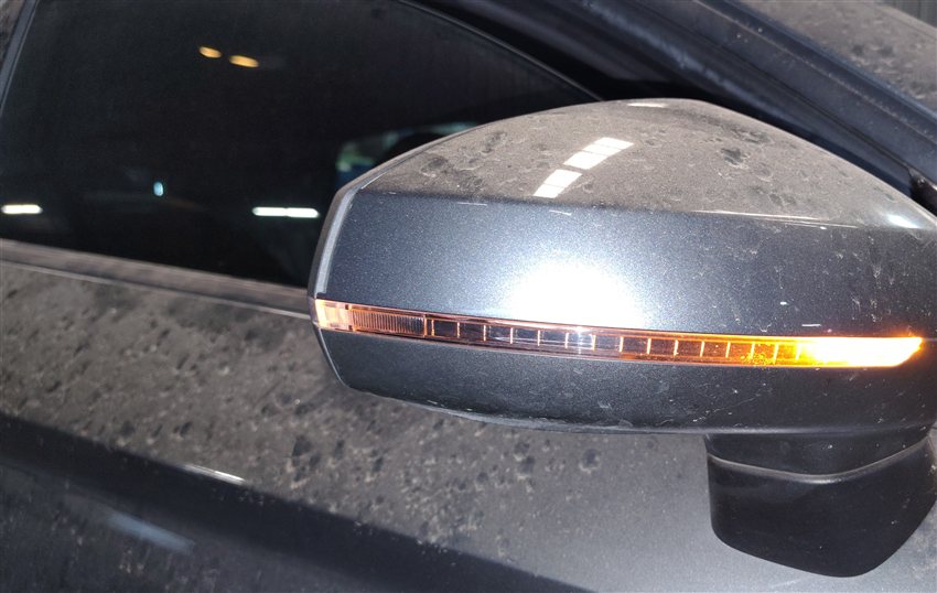 Thumbnail 2: 15-18 AUDI A3 S3 (8V) RIGHT PASSENGER MANUAL FOLD HEATED DOOR MIRROR (Gray)